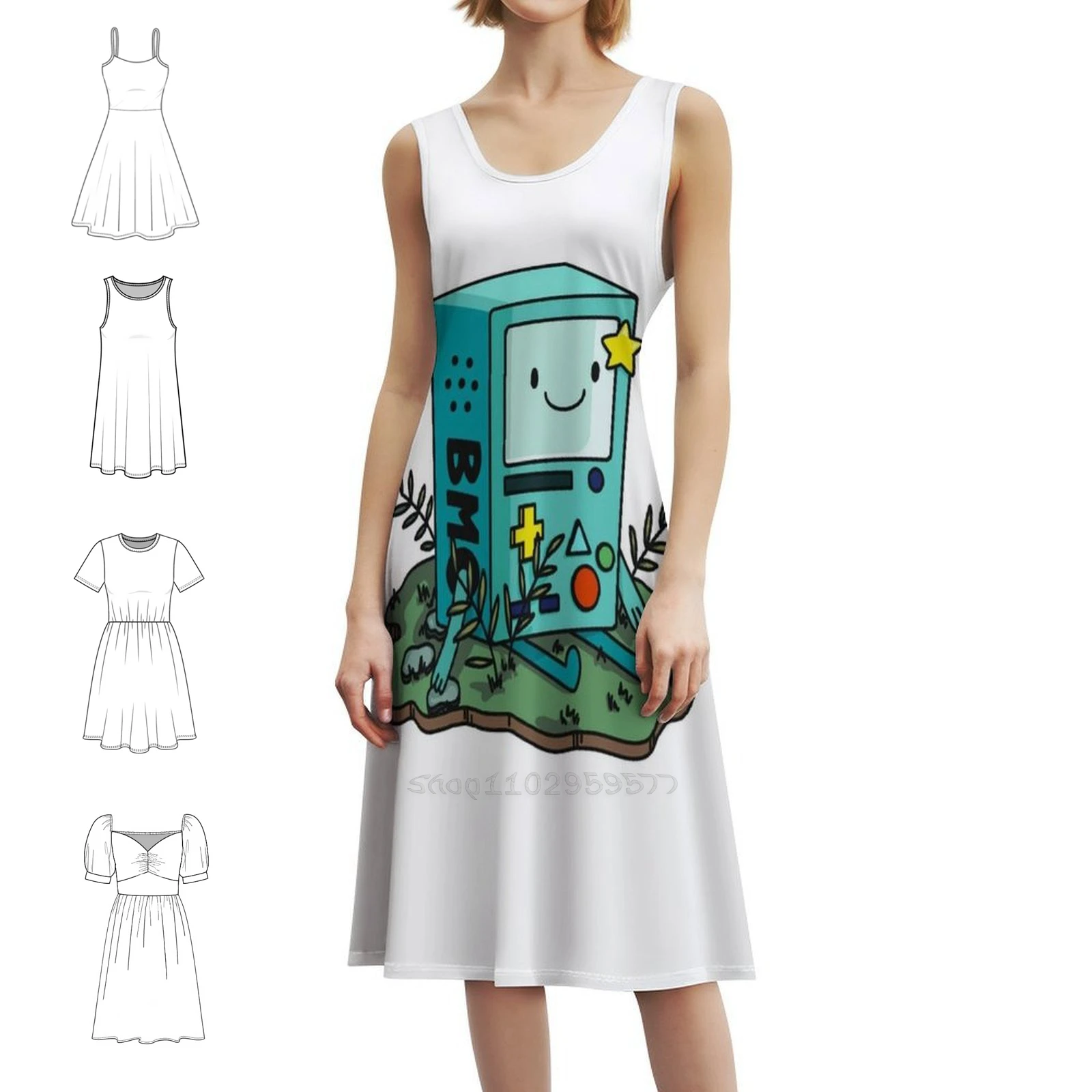 Bmo - فستان بوهو شيك أنيق أنيق لحفلات الزفاف على الشاطئ، ملابس نسائية من كارتون فين جيك #1