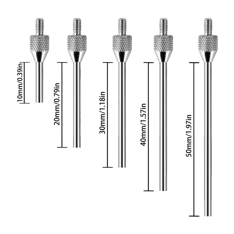 High Quality Needle Contact Point for Dial Indicators M 2.5 Thread 0.15mm 0.3mm 1.0mm 1.5mm 2.0mm Diameter Stem