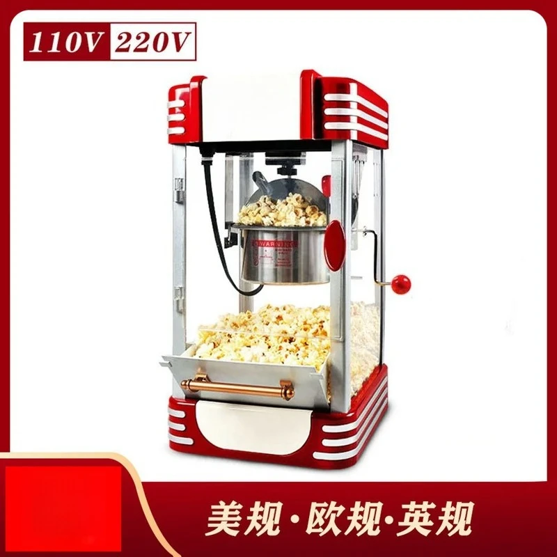 Fully Automatic Electric Popcorn Maker Popcorn Machine Vintage Tabletop Electric Popcorn Popper Healthy And Quick Snack