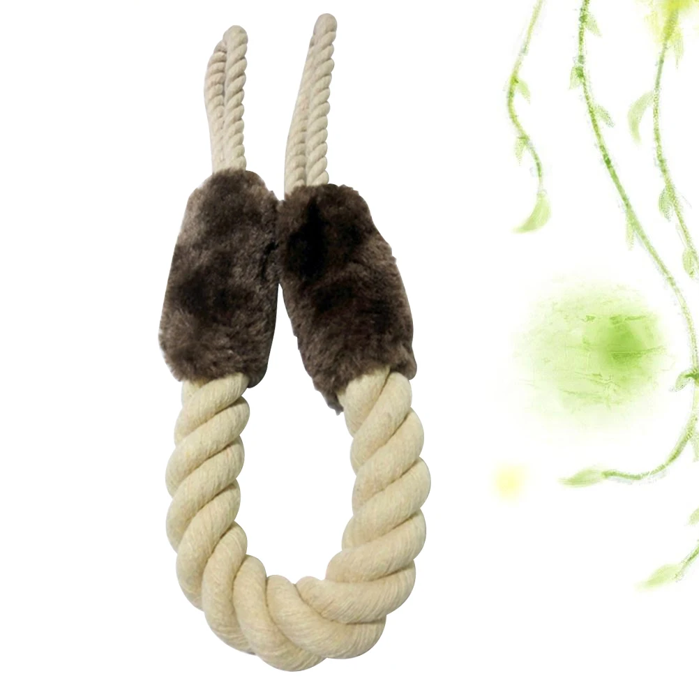 

1pc Anti Collision Handle Protector Childproof Baby Edge Cotton Rope Durable Door Stopper Pinch Guard Finger Protector Pet Toy