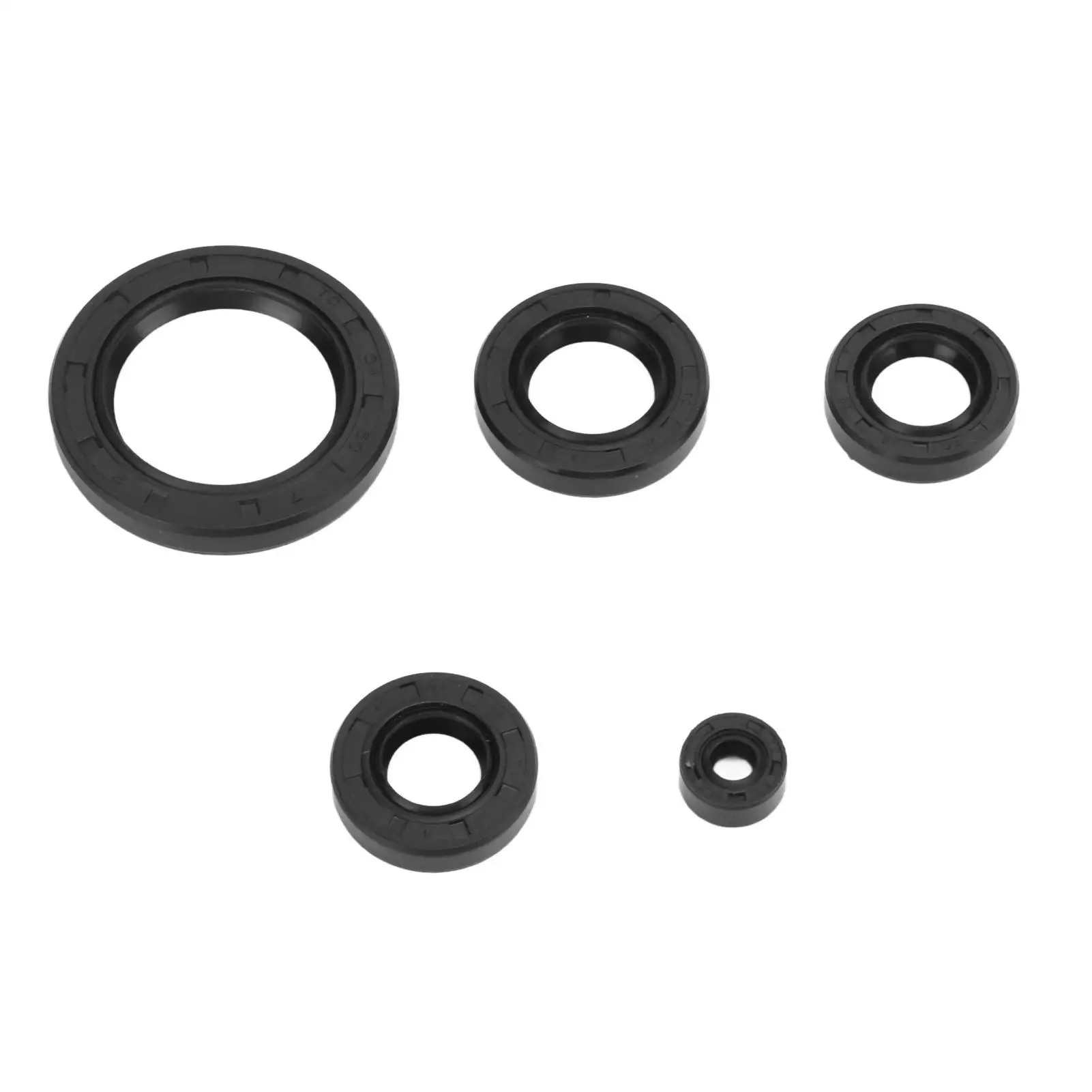 

5pcs Crankshaft Oil Seal Set Rubber for chinese 12 for cc 15 cc 20 cc 25 cc Upright Engines ATV for go kart Quad Pit Dirt Bike
