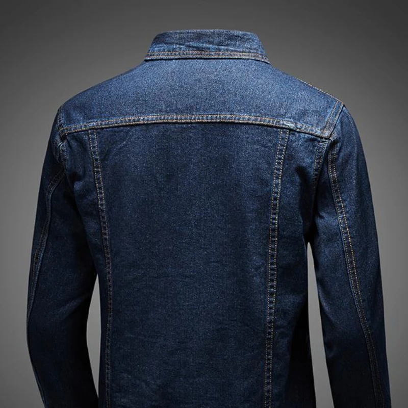 Jeans jacken Mann Bomber lässig schlanke Jeans Mantel für Männer Cargo kurze Kleidung große Winter Oberbekleidung an Bord Vintage trendy