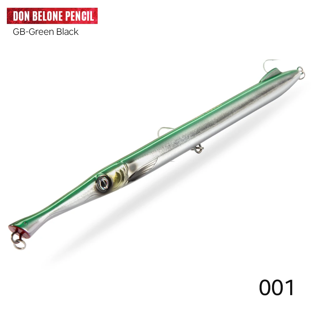 Hunthouse Don Belone Bleistift-Angelköder, sinkender harter Köder, Topwater Walk The Dog, 225 mm, 23 g, 27 g, für Barsch, Hecht, Salzwassergerät