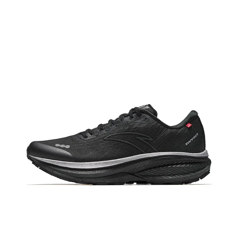 Anta Champion 3 Cushioning Abrasion Resistant Breathable Low top Casual Long Distance Running Shoes Men's Black 112515562-5