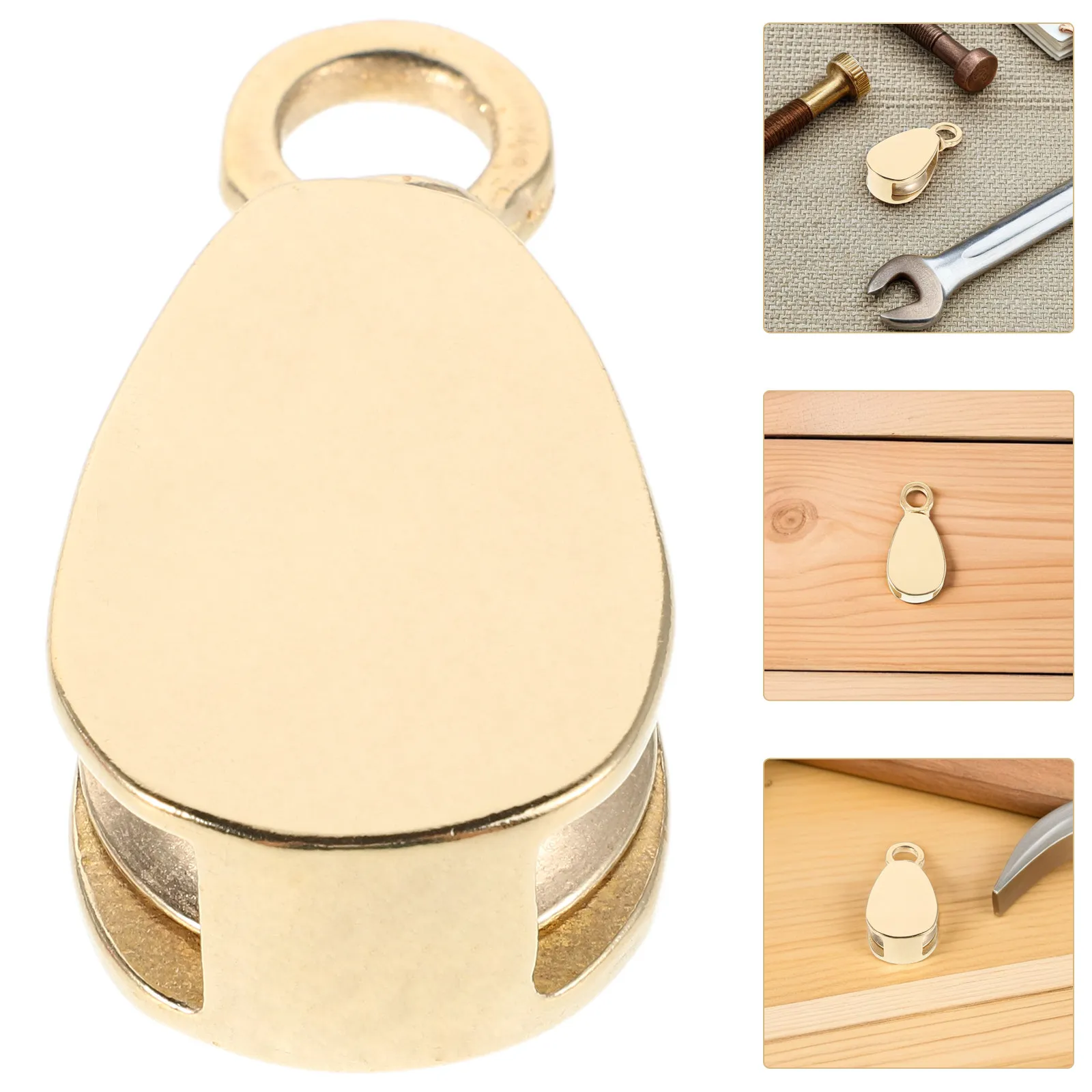 

Brass Marine Flag Rope Pulley Reliable Sailing Hardware for Boats Yachts Smooth Operation Flagpole Hoisting Pulley System