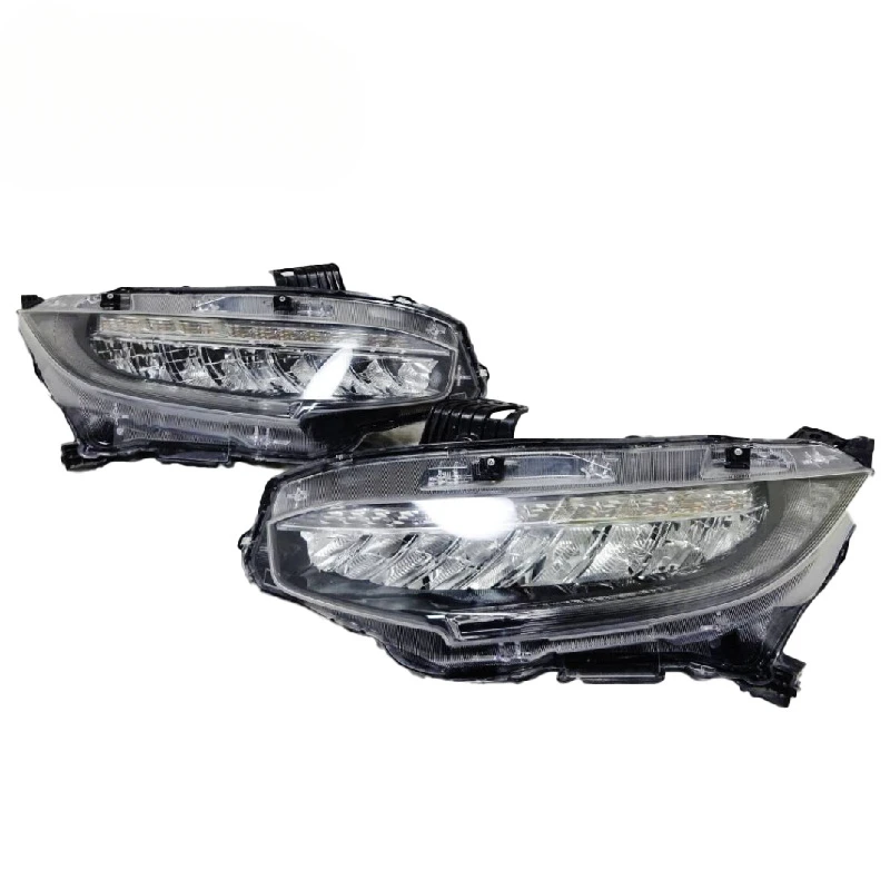 

Подходит для Honda da Civic US Edition 2016-2021 гг., передние комбинированные фары (высокая конфигурация), автомобильные фары, светодиодные фары