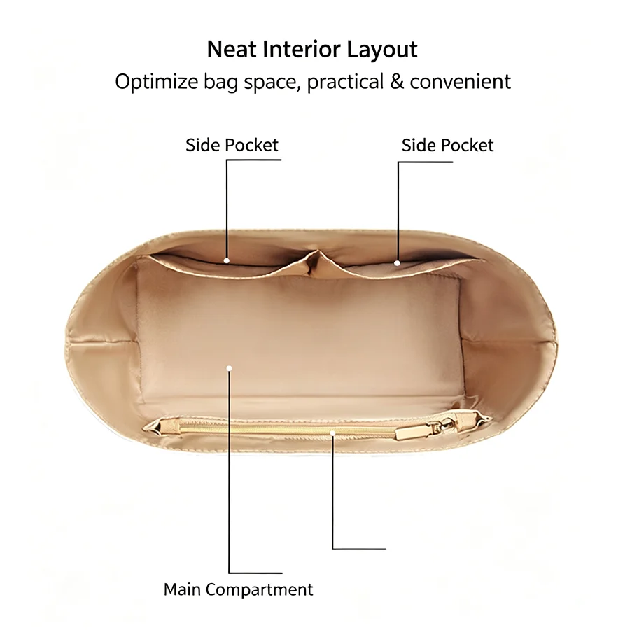 Bag Organizer Insert For Song-mont Fashion Waterproof Durable Bag Support Storage Inner Modification Bag Accessories - view 3