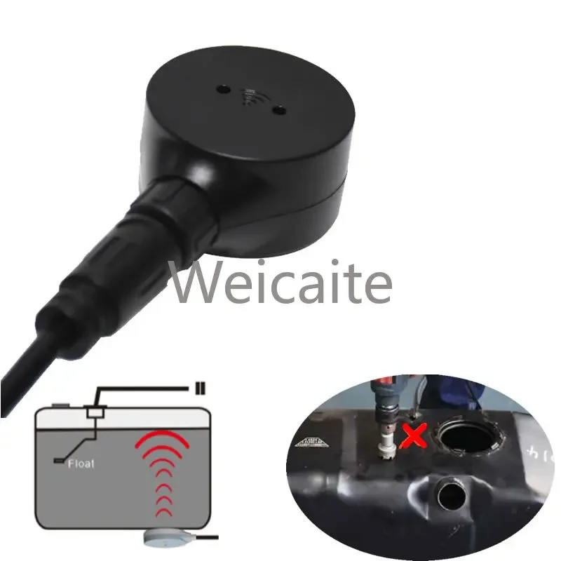 Tenet UL212 Ultrasonic Fuel Level Sensor with No Breaking Hole Technology for Fleet Fuel  Real-time Observation  for Replacement