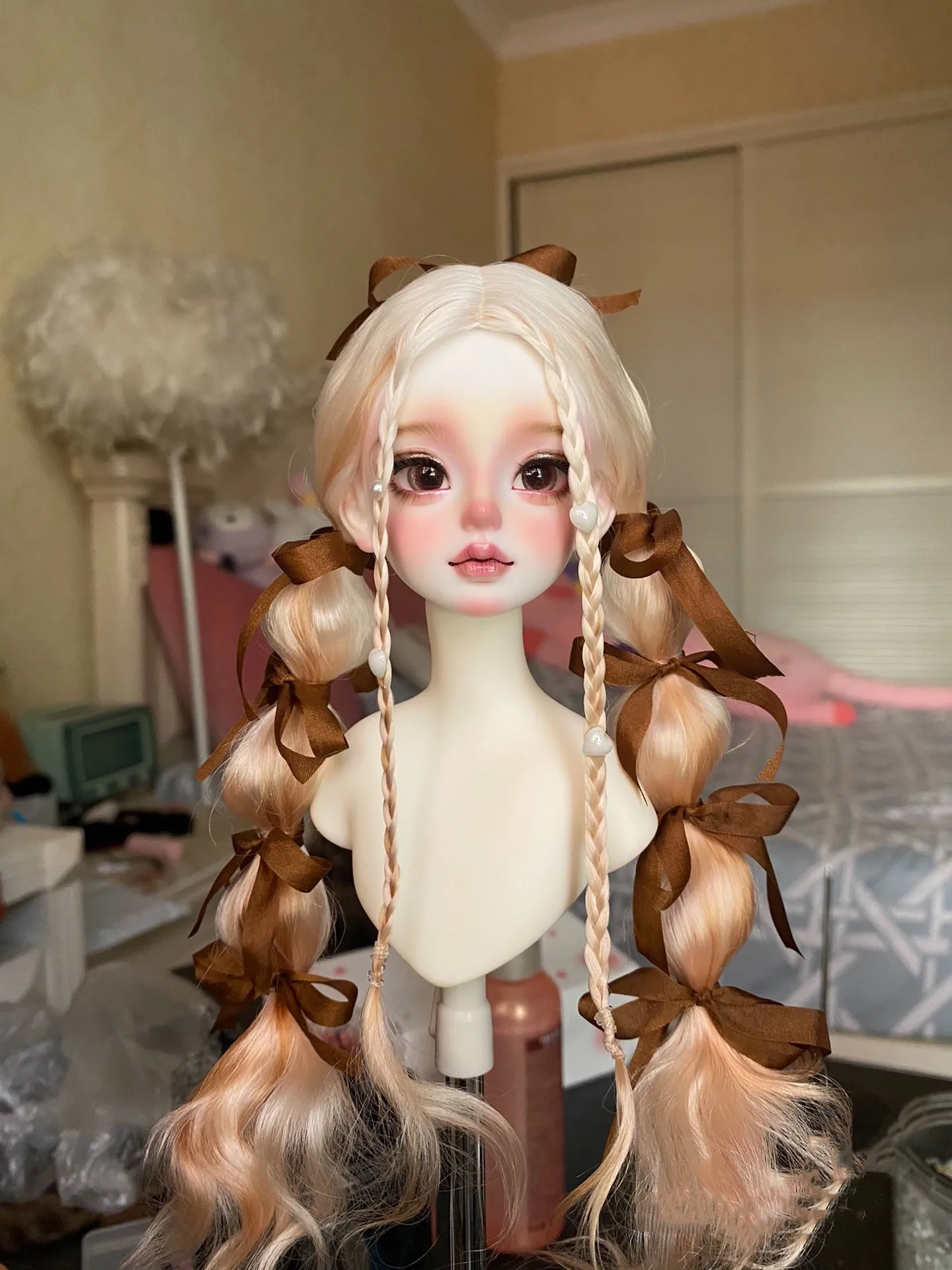 

Doll accessories BJD wig 1/6 1/4 1/3 doll hair, fashion style doll wig free shipping