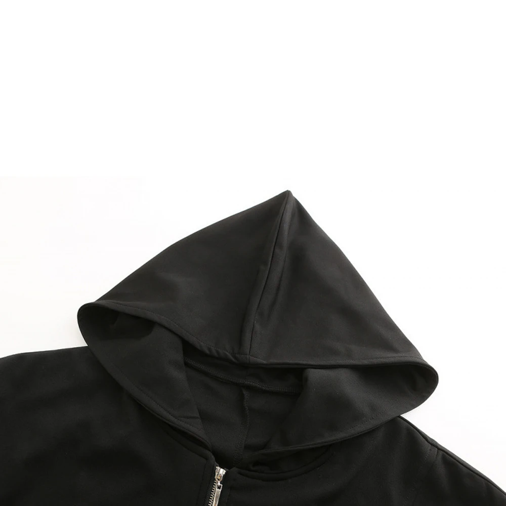 Vintage Men\\\\\\\'s Medieval Irregular Hooded Jackets Tops Gothic Coat Cosplay Costumes Holiday Party Dress Up Men Clothing