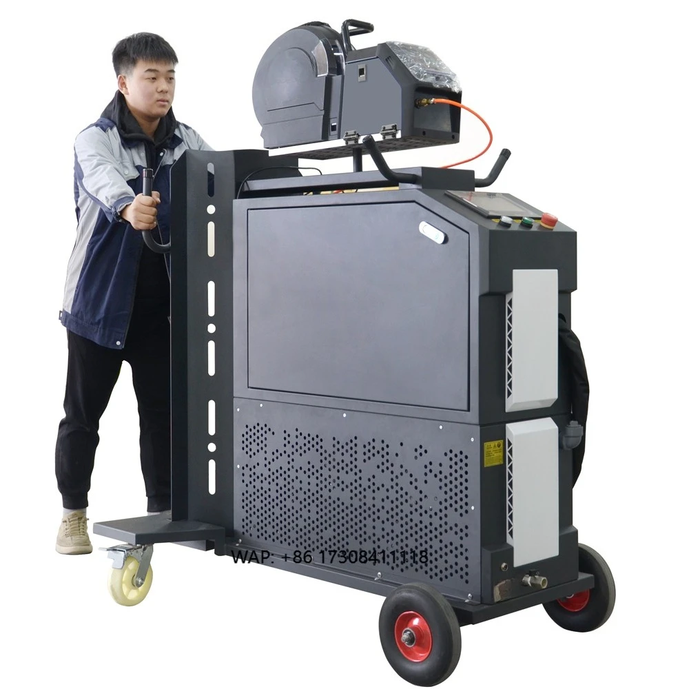 Integration New Design Handheld CNC Fiber Welding Machine 1500W Lazer Welder Cleaner Cutter Machine for Metal