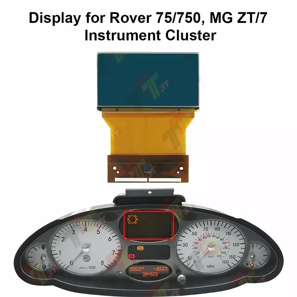 Instrument Cluster LCD Display Screen Pixel Repair For MG 7/Rover 750 2006~2010