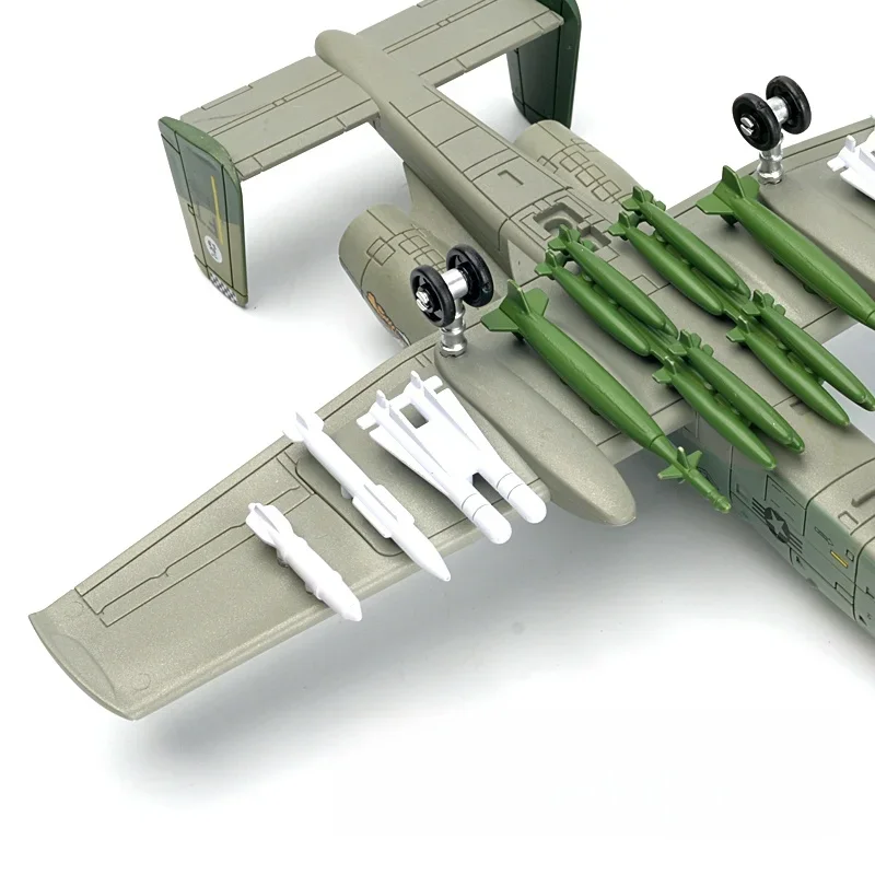 1:72 US A-10 Thunderbolt II Support Attack Aircraft Model Creative Military Series Building Blocks Toys For Boys Christmas Gifts