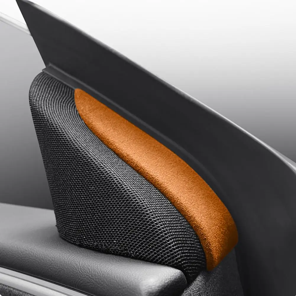 

Аудиосистема окна автомобиля, декоративная наклейка на панель, замша для Tesla, для модели Y, автомобильные аксессуары для интерьера R1E4