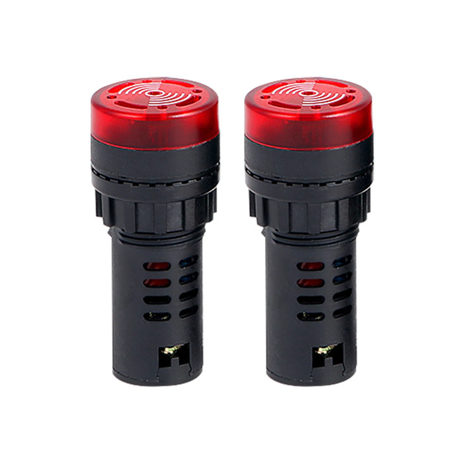 Buzzer 22mm/0.9 Inch Flash LED Alarm Indicator Light Signal Lamp Flashing metal Buzzer DC12V Intermittent Sound