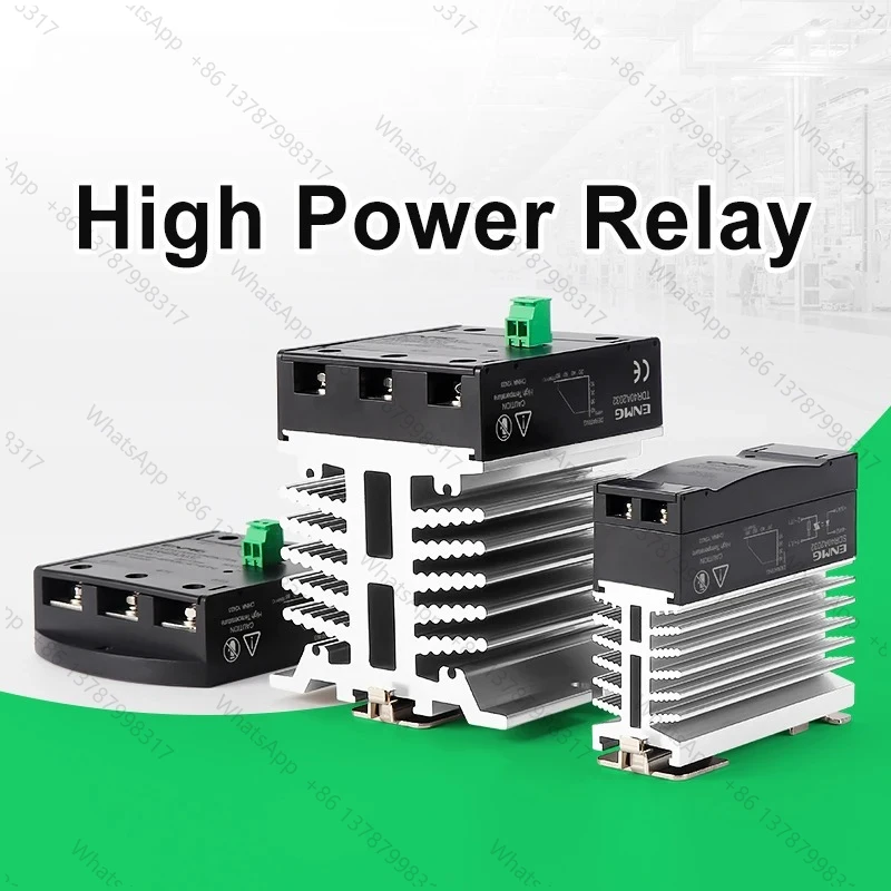 SDR25A2032 Solid State Relay SSR 25A 5/12/24VDC Control 220VAC Load DIN Rail Mount Optocoupler Isolation Enhanced Heat Diss