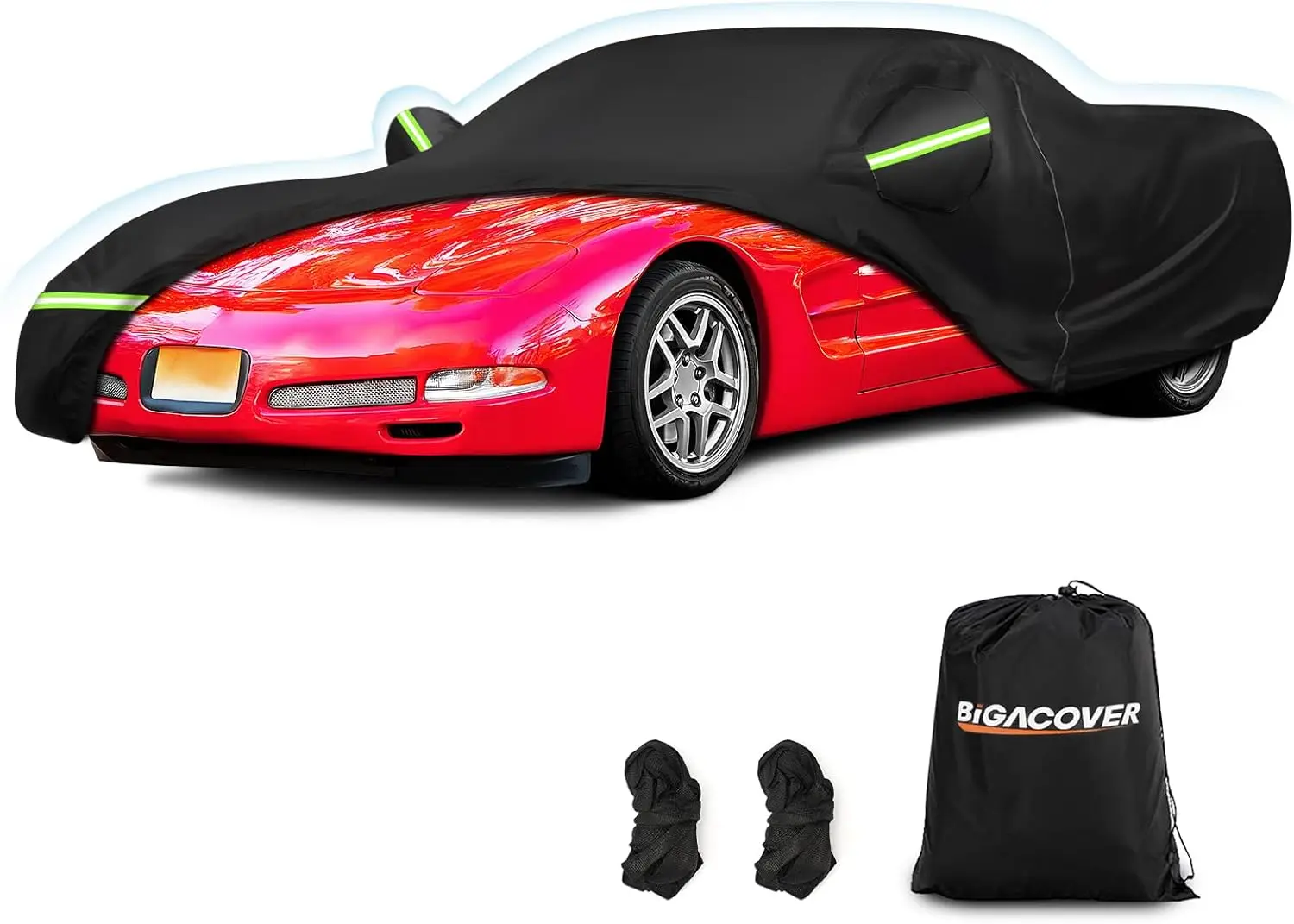 

Heavy Duty Waterproof Car Cover for Chevy Corvette C5 1996-2004, 420D Oxford, All Weather Outdoor Protection