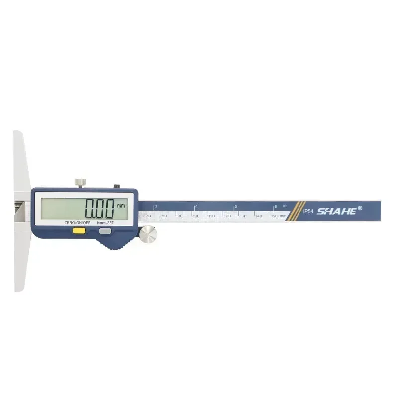 SHAHE Digital Depth Caliper Electronic Depth Gauge Large Screen Caliper Depth Ruler With Built-in Wireless