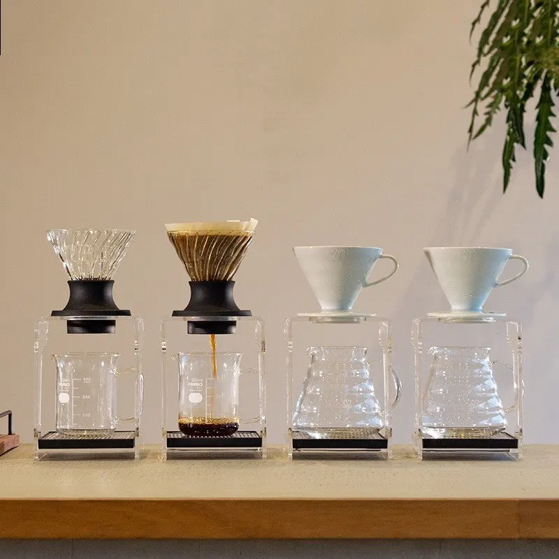Filter Cup Hand Brewed Coffee Glass Drip Filter Cup Steeped Tea Set 6