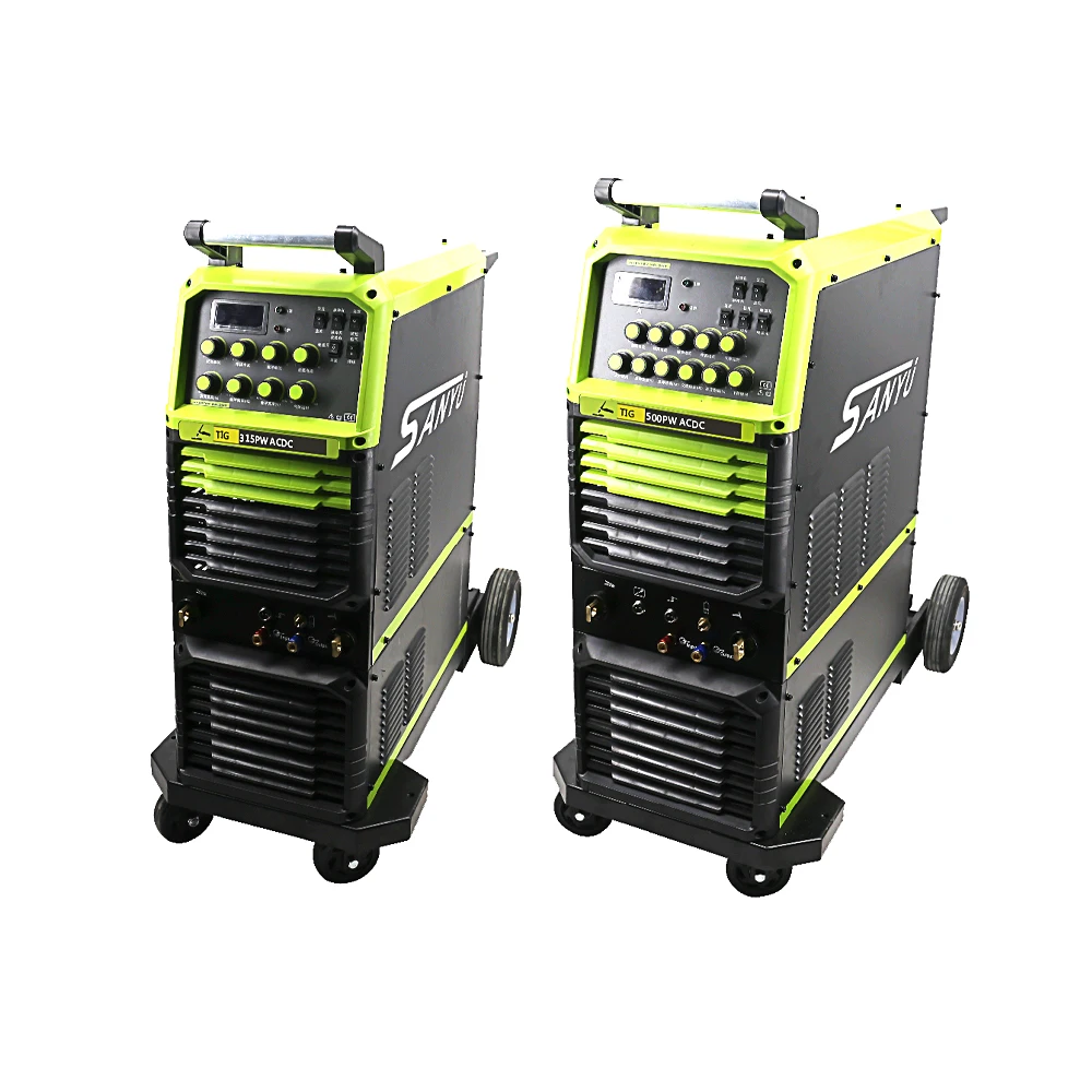 TLF SANYU TIG 315PW ACDC Pulse Soldador TIG Inversor Máquina de solda a arco com refrigerador de água para soldagem