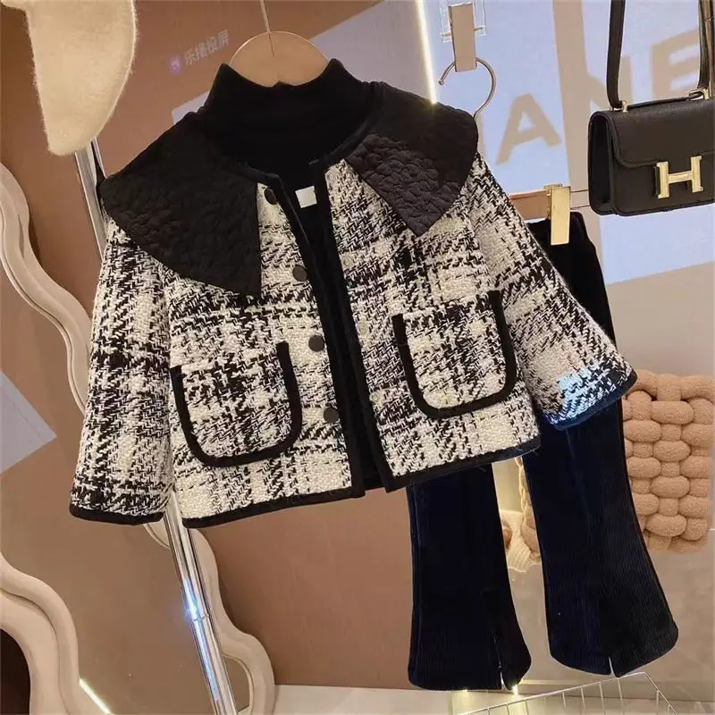 

Girls' Thick Coat Autumn/Winter New Children's Winter Clothing Cotton Jacket Baby Korean Edition Coat