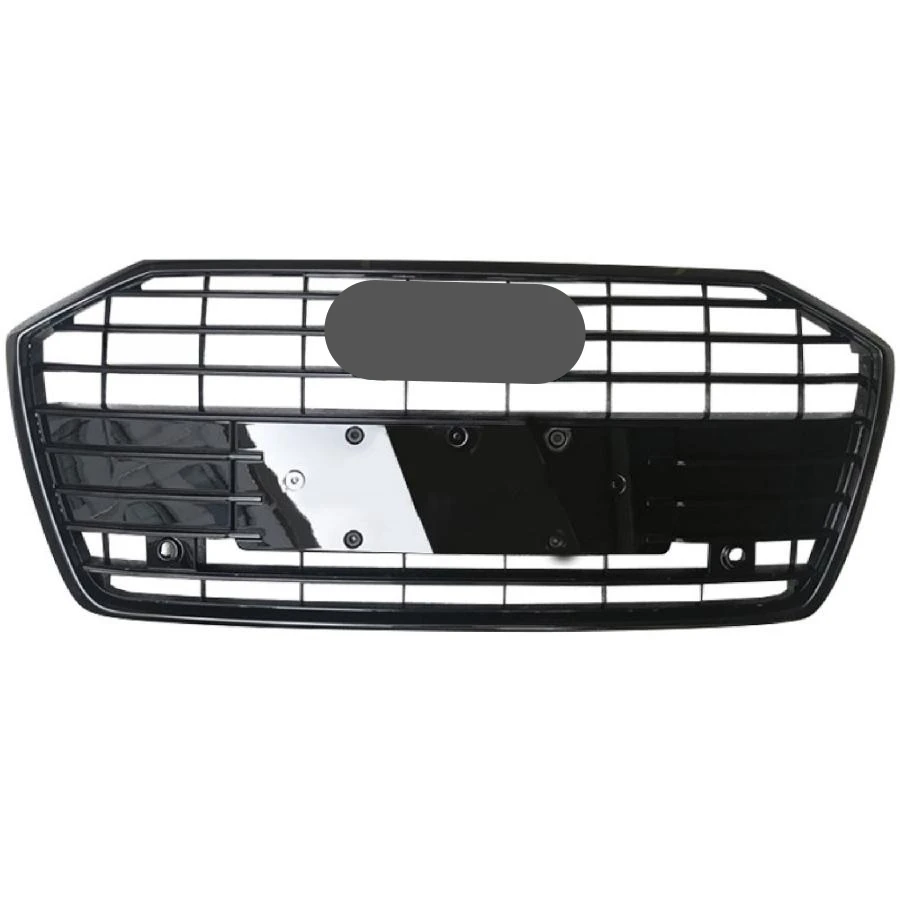 Suitable For Audi A6 / S6 C8 2019 2020 With ACC Car Front Bumper Grille Center Grille (RS6 Style Dedicated)