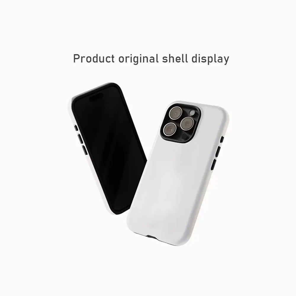 Luksusowe etui na telefon z niebiesko-czerwonym wzorem do iPhone'a 17 16e 16 15 14 13 12 11 XXS XR XS MAX Air Pro Max Plus, dwuwarstwowe — zdjęcie produktu 4