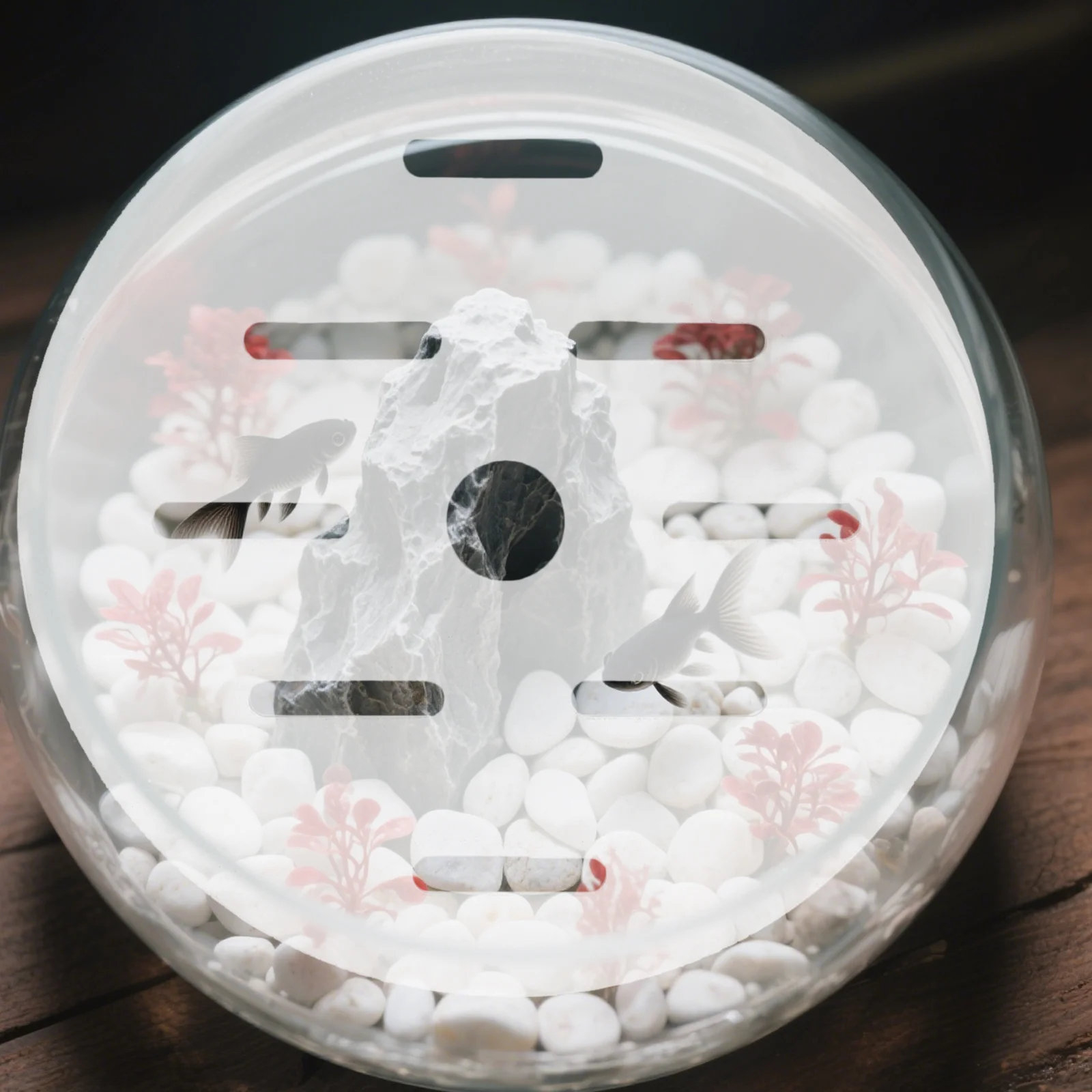 

20cm Acrylic Fish Tank Lid Transparent Reusable Antijumping Cover Sturdy Compatibility DIY Accessory Fish Tank Canopy