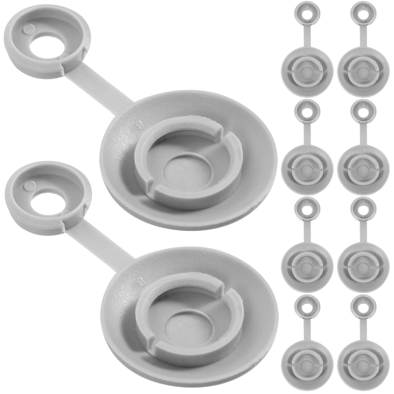 

10Pcs Car Interior Panel Screw Covers Plastic Caps Decorative Screw Hole Covers for Rv Commercial Vehicle Upholstery