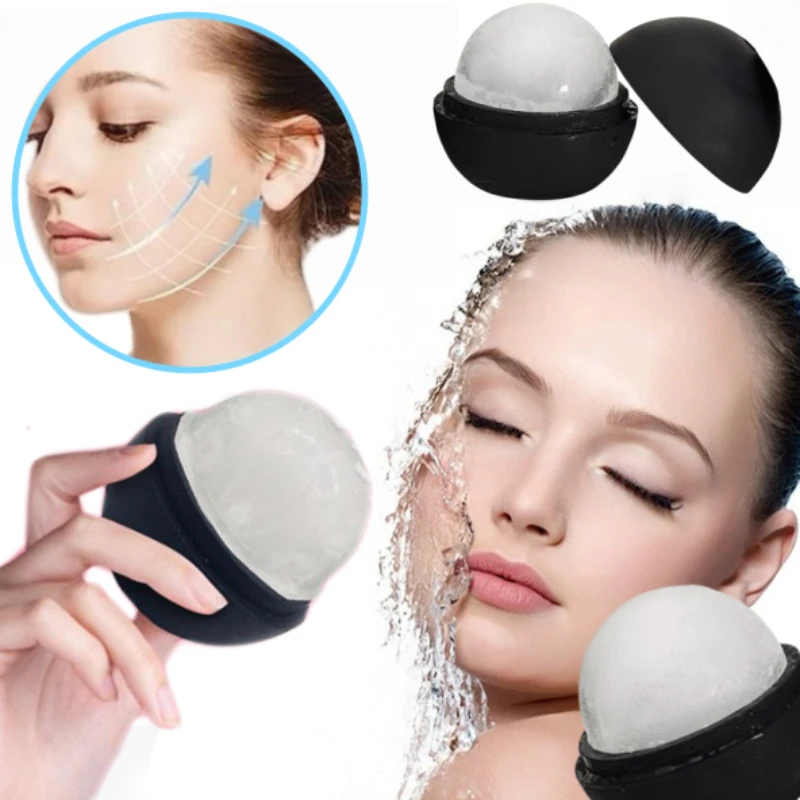 1 stks siliconen ijs gezichtsblokje roller schoonheid tillen gezicht massager contouren oogroller gezichtsbehandeling tool schoonheid accessoires