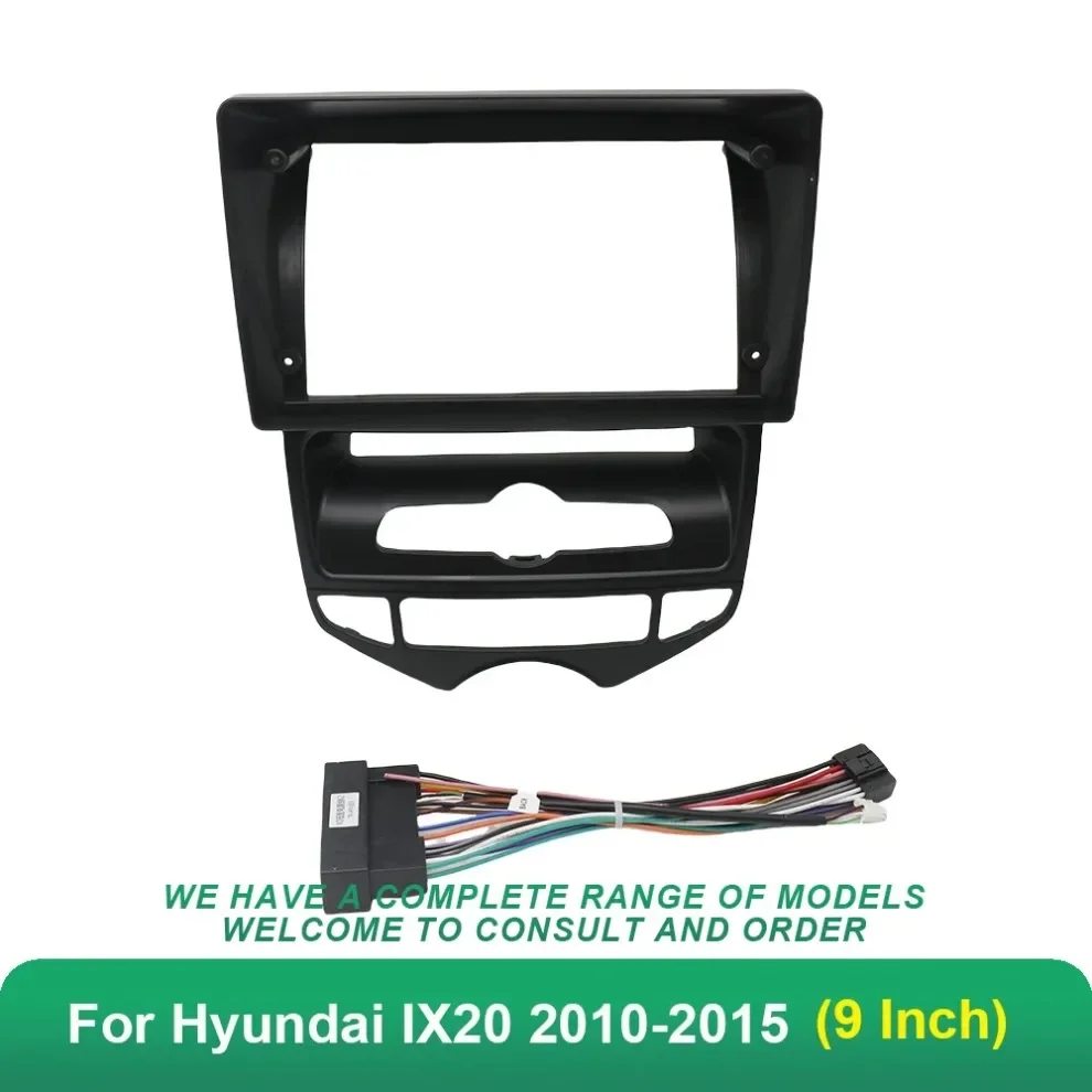 

Car audio fascia frame 9 Inch Adapter Android Radio Dash Fitting Panel Kit For Hyundai IX20 2010-2015