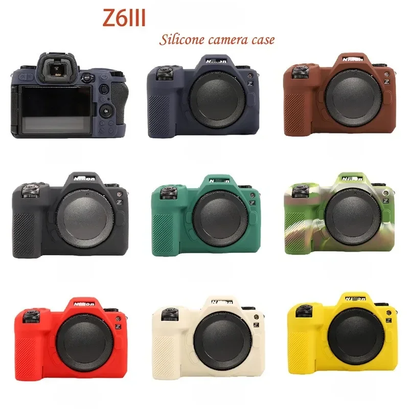 

For Nikon Z6III Silicone Case Skin Armor Protector Body Cover Z6 III Camera Bag