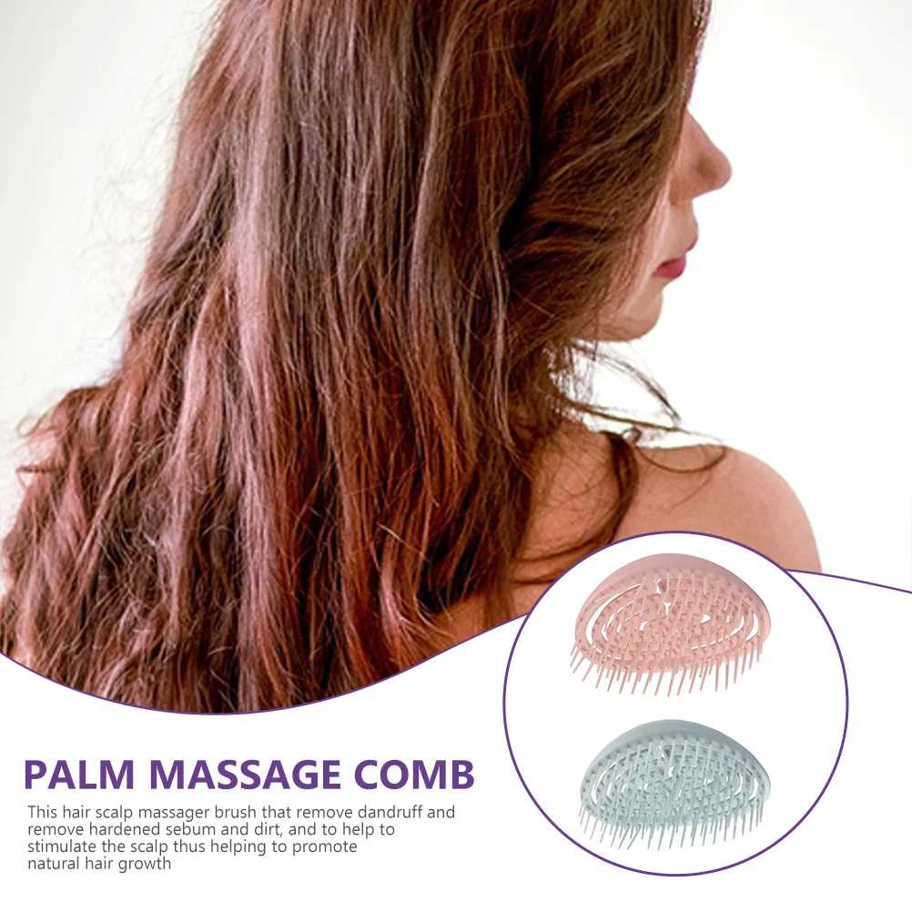 

2Pcs Portable Massage Straightening Hair Comb Scalp Massager Detangling Airbag Comb Hair Styling Tool for Daily Haircare