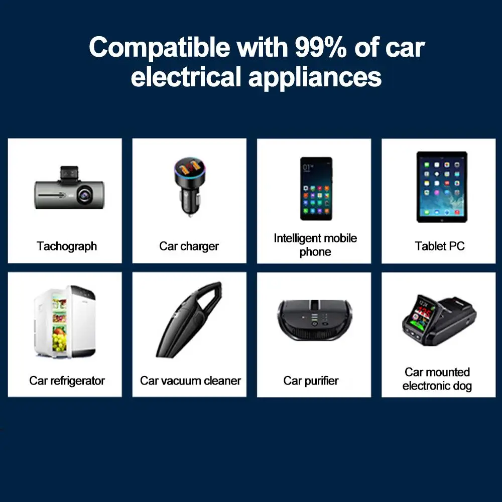 66 W PD 30 W 5 Ports Auto Ladegerät Super Schnelle Lade PD Typ C Auto Zigarre leichter Buchse Für iPhone Huawei Sumsung Xiaomi – Detail 3