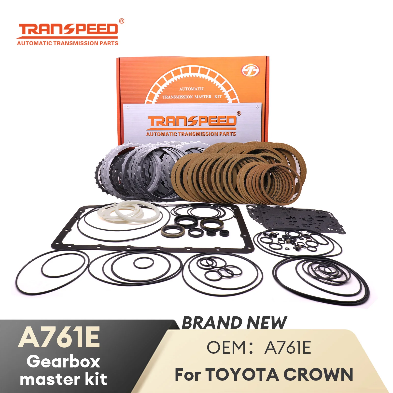 

TRANSPEED A761E Auto Transmission Master Rebuild Repair Kit for Lexus GS/LS/SC 430 Toyota Century Crown