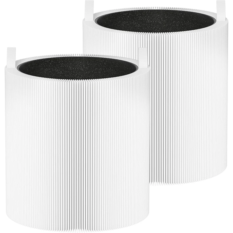 

2Pcs Fit for 511 True HEPA Filter Replacement Compatible with Blueair Blue Pure 511 Air Cleaner Purifier, 2-in-1 HEPA Filter