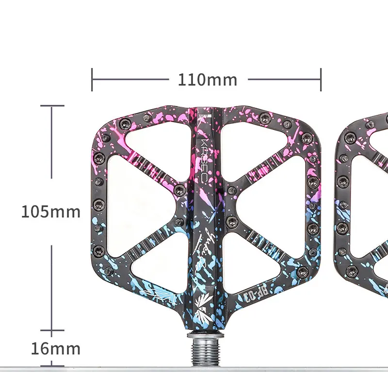 Fahrradpedale aus Aluminiumlegierung, ultraleicht, gedichtete 3-Lager-MTB-Fahrradpedale, Zubehör für Mountainbike und Rennrad, Lagerpedale – Detail 13