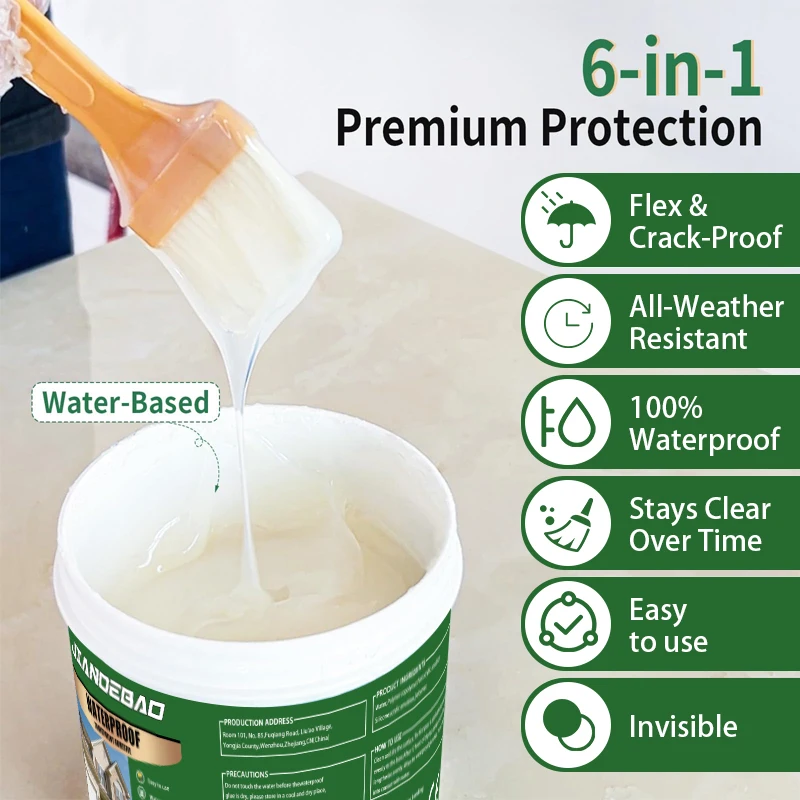 300g Invisible Waterproof Agent Multi-Purpose Sealant for Glass Ceramic Roof Sink Repair
