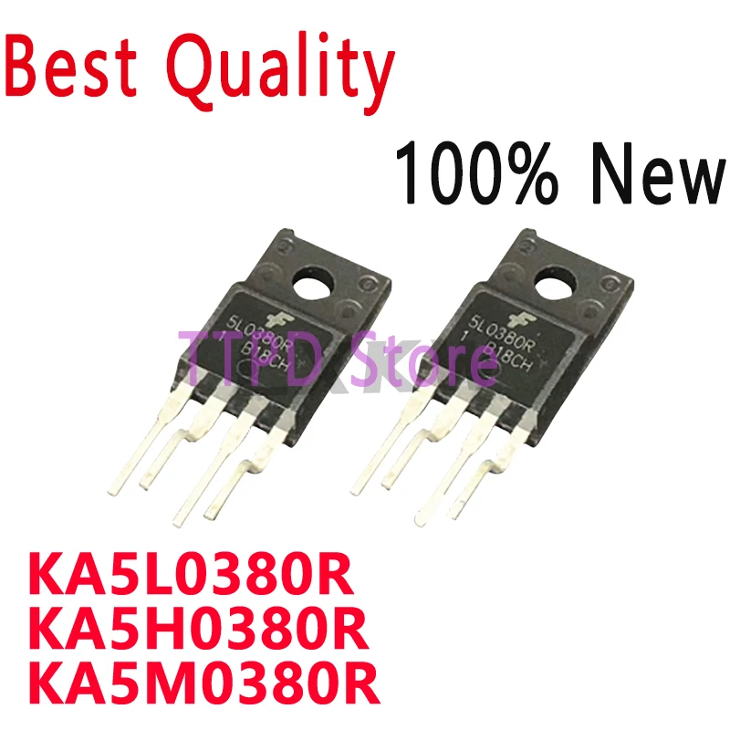 5/PCS New Original KA5L0380R 5L0380R KA5H0380R 5H0380R KA5M0380R 5M0380R TO-220F-4 LCD Power Management Chip In Stock