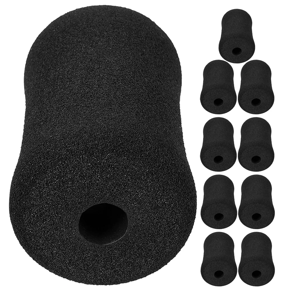 

10 Pcs Sit-up Board Foam Foot Pads Rollers Replacement Sponge Cover for Gym Equipment Exercise Bench Workout Fitness