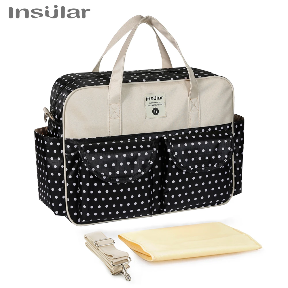 Fashion Print Diaper Bag Baby Organizer Large Capacity Baby Nappy Bags for Mom Multifunction Travel Stroller Bag Baby Stuff