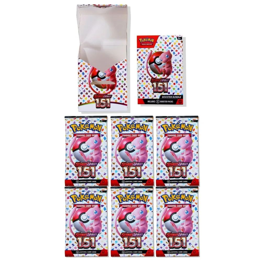 Pokémon cards v10 Booster bundle Destined Rivals Prismatic Evolutions Scarlet Violet 151 English ME01 Booster Cards Toy Gifts view 2