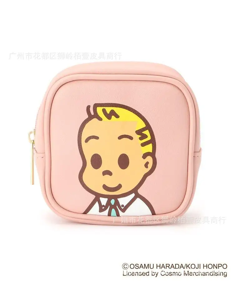 

New Harada Osamu Cartoon Wallet Anime Zipper Bag Candy Color Card Wa Yi Mini Portable Storage Bag Trendy Gift Toy Student