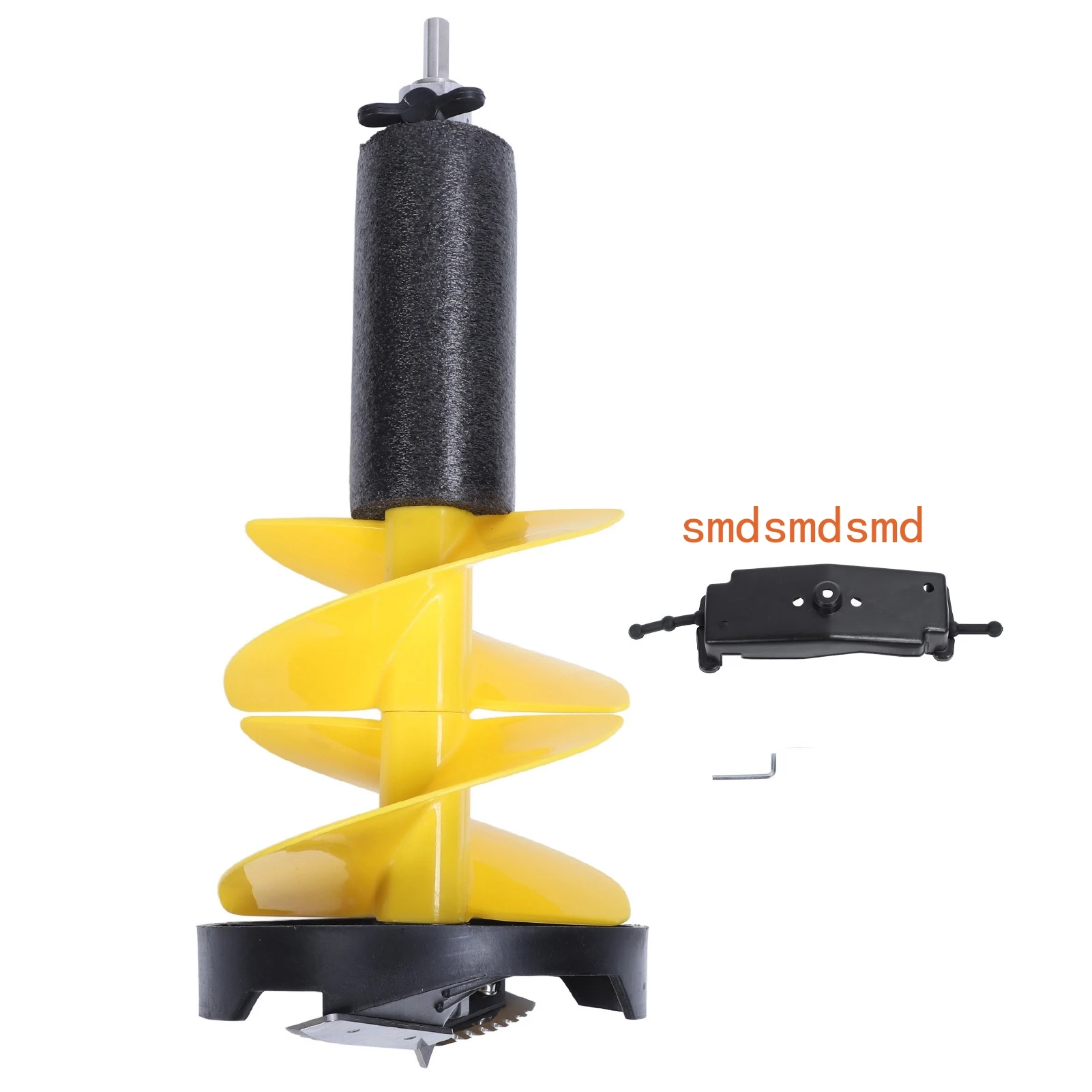 8in Ice Fishing Auger Strong Power Smoothly Drilling Electric Ice Auger Kit for Fishing Emergency Winter Outdoor Supplies
