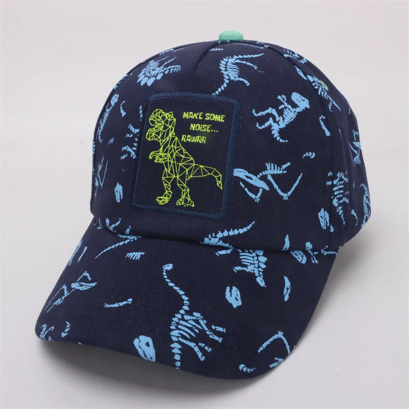 Gorra de béisbol transpirable para niño y niña, gorro ajustable de algodón con dibujos animados, novedad, primavera y verano