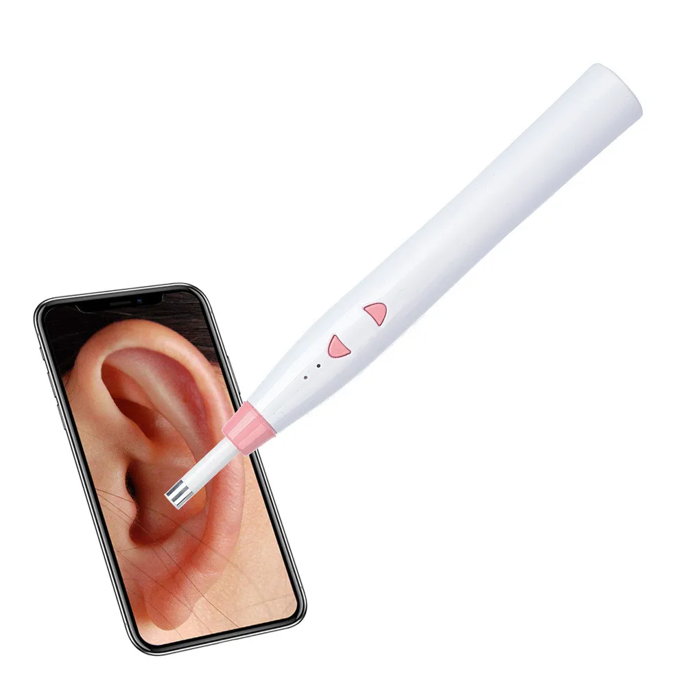5.5mm Wireless WIFI Earpick Endoscope  Cleaner CMOS Borescope Earwax Remover   Inspection Digital Microscope  Ear Camera
