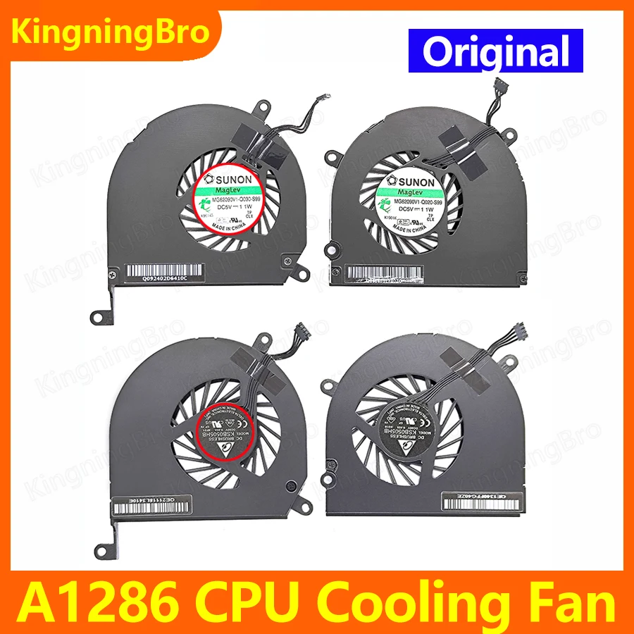 Original Left Right Side Laptop Cooler CPU Cooling Fan For Macbook Pro 15