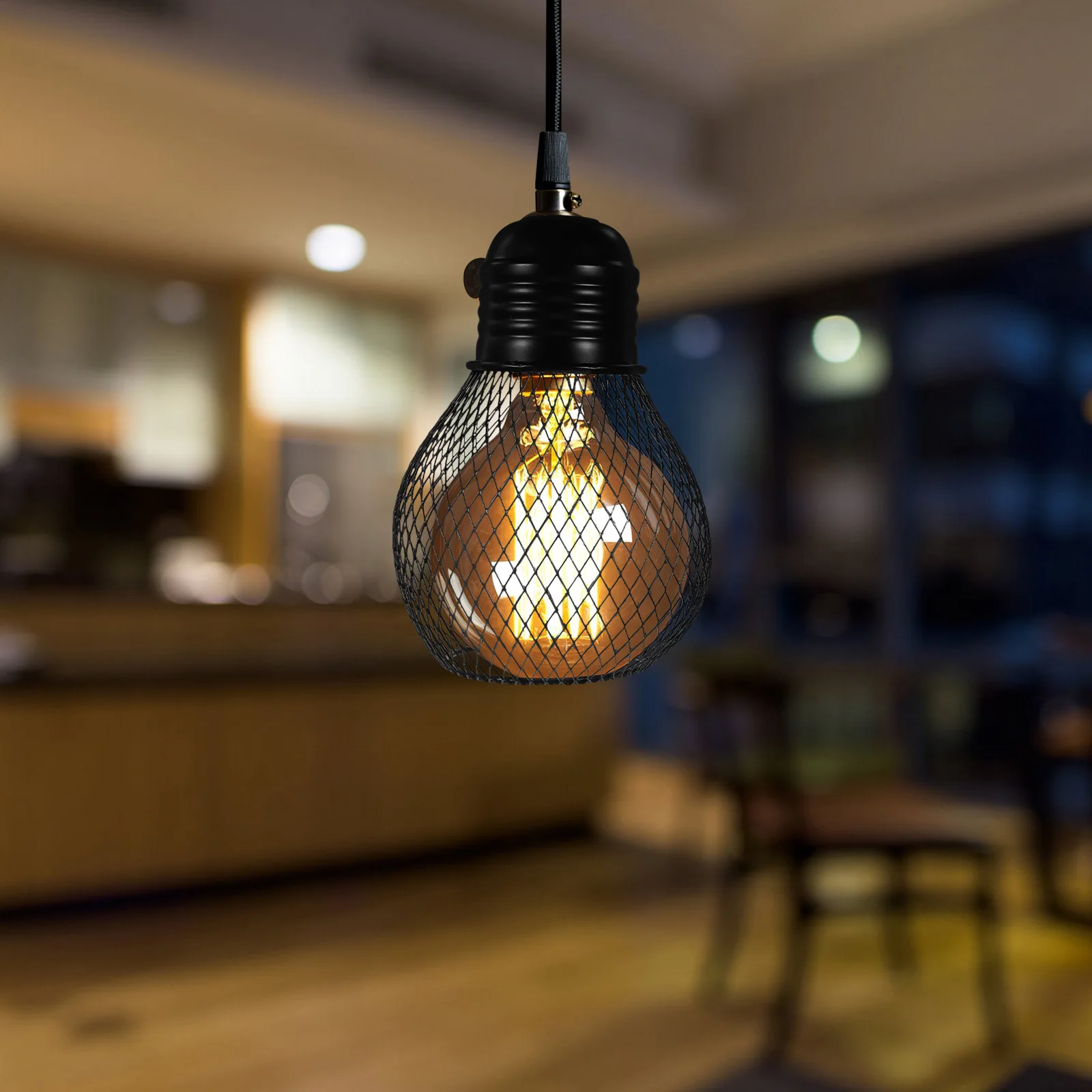 

Vintage Iron Pendant Lamp Shade Black Industrial Metal Ceiling Light Cover Hollow Out Design Decorative Living Room Bedroom