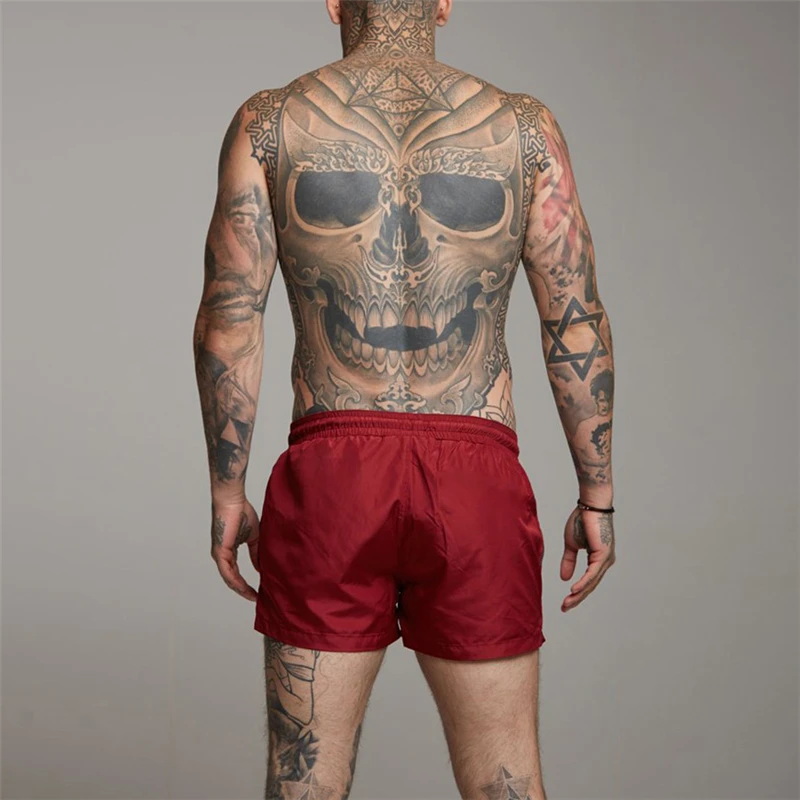 Mens Running Sport Shorts Summer Quick Dry Fitness Casual Shorts Gym Bodybuilding Shorts Pocket Jogger Dryfit Training Shorts