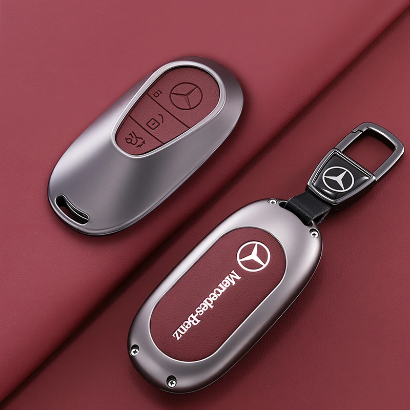 New Style Fashion Car Key Case Cover Shell Fob for Mercedes Benz 2023/24 C/SClass W223 W206 S350L S400L S450L S500L Protector